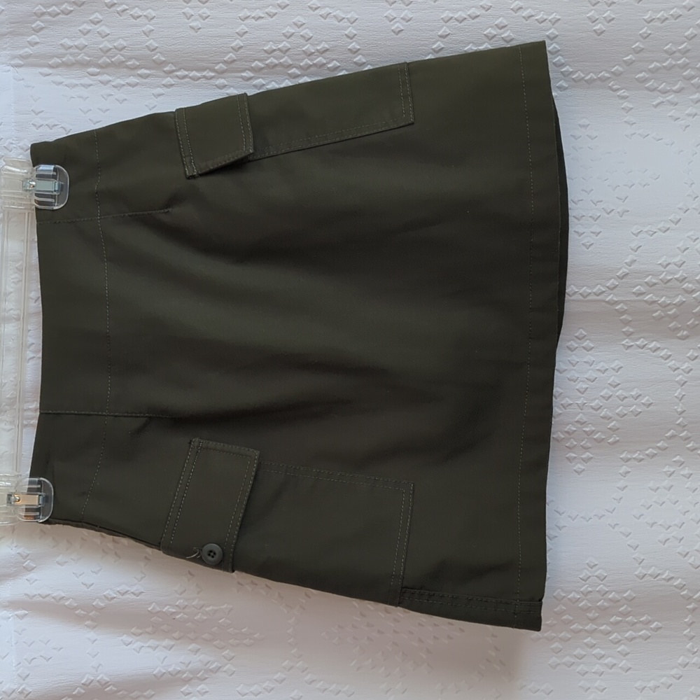 Brandy Melville Olive Cargo Skirt